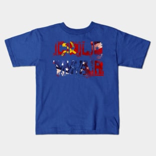 Cold War Stars and Sickles Kids T-Shirt